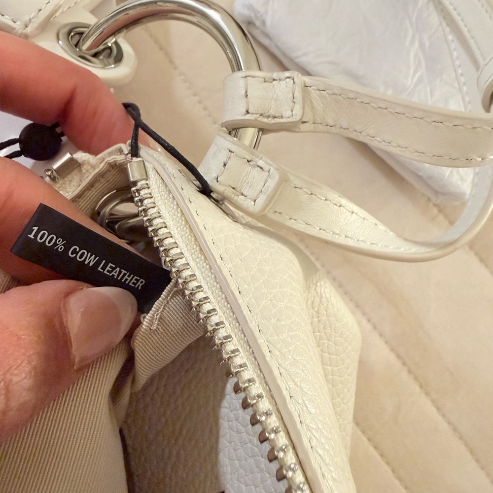 Mini Crossbody Wristlet in White - Women Bags Mini Bag - Picture 7 of 7